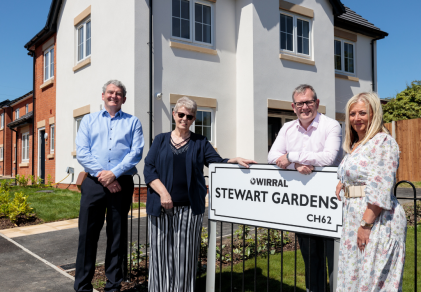 Handing Over Latest New Build Scheme and Ensuring Lyndale’s Future