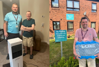 Taking special care of our supported living customers during the heatwave